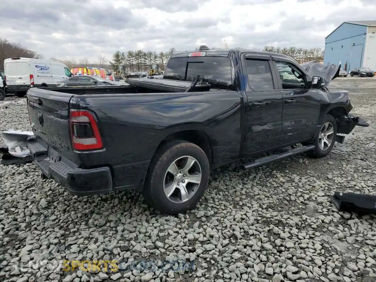 3 Photograph of a damaged car 1C6SRFET2KN777376 RAM 1500 2019