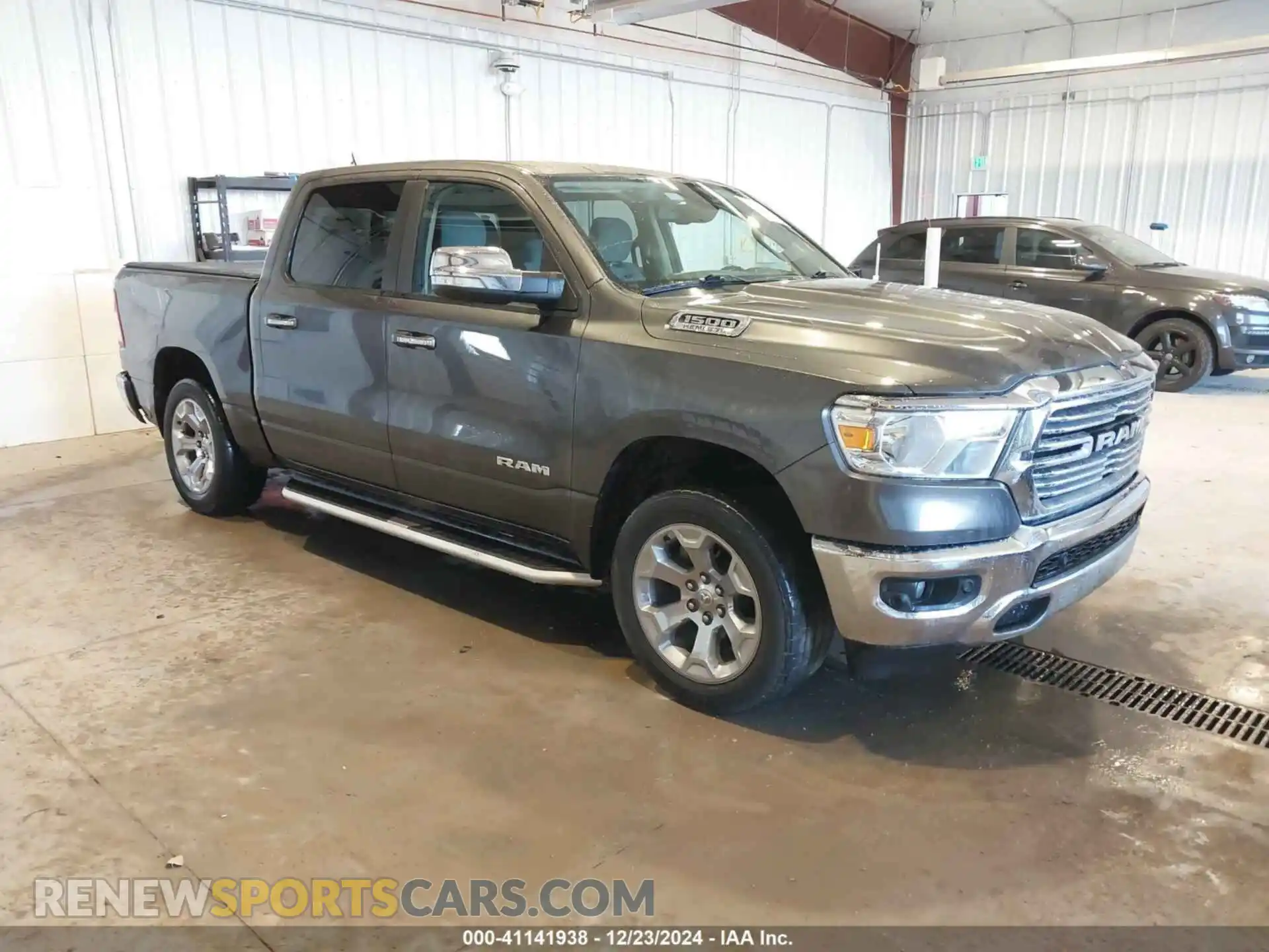 1 Photograph of a damaged car 1C6SRFFT0KN573190 RAM 1500 2019