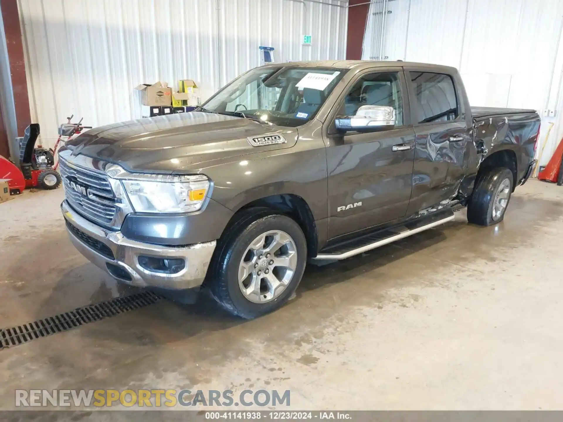 2 Photograph of a damaged car 1C6SRFFT0KN573190 RAM 1500 2019