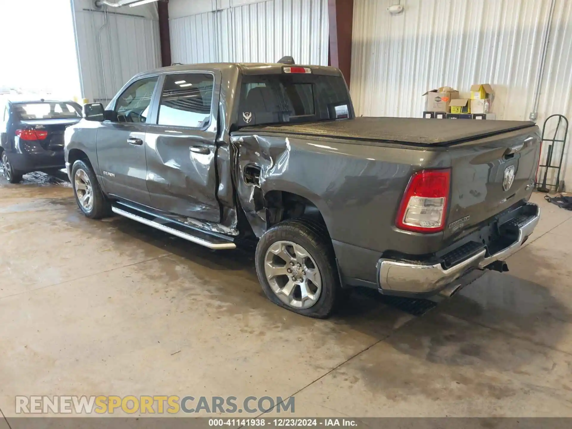 3 Photograph of a damaged car 1C6SRFFT0KN573190 RAM 1500 2019
