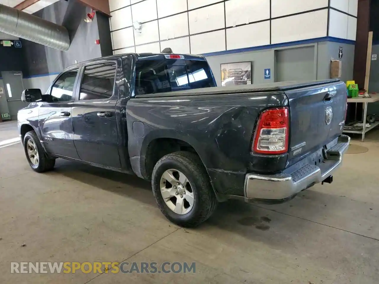 2 Photograph of a damaged car 1C6SRFFT0KN797317 RAM 1500 2019