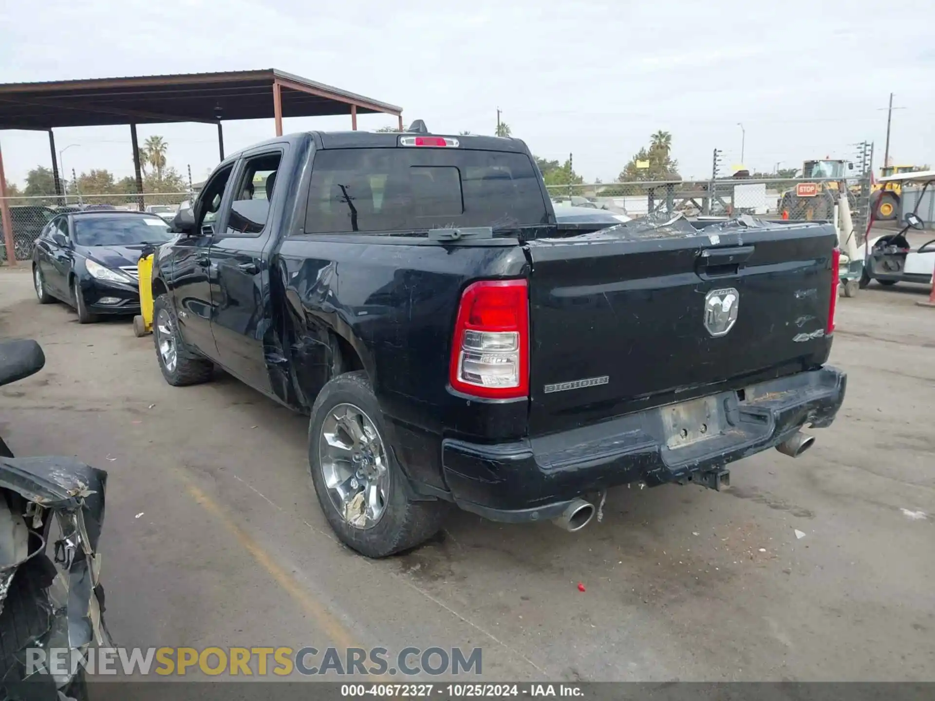 3 Photograph of a damaged car 1C6SRFFT0KN804461 RAM 1500 2019