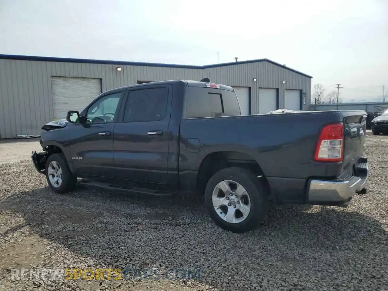 2 Photograph of a damaged car 1C6SRFFT1KN621098 RAM 1500 2019