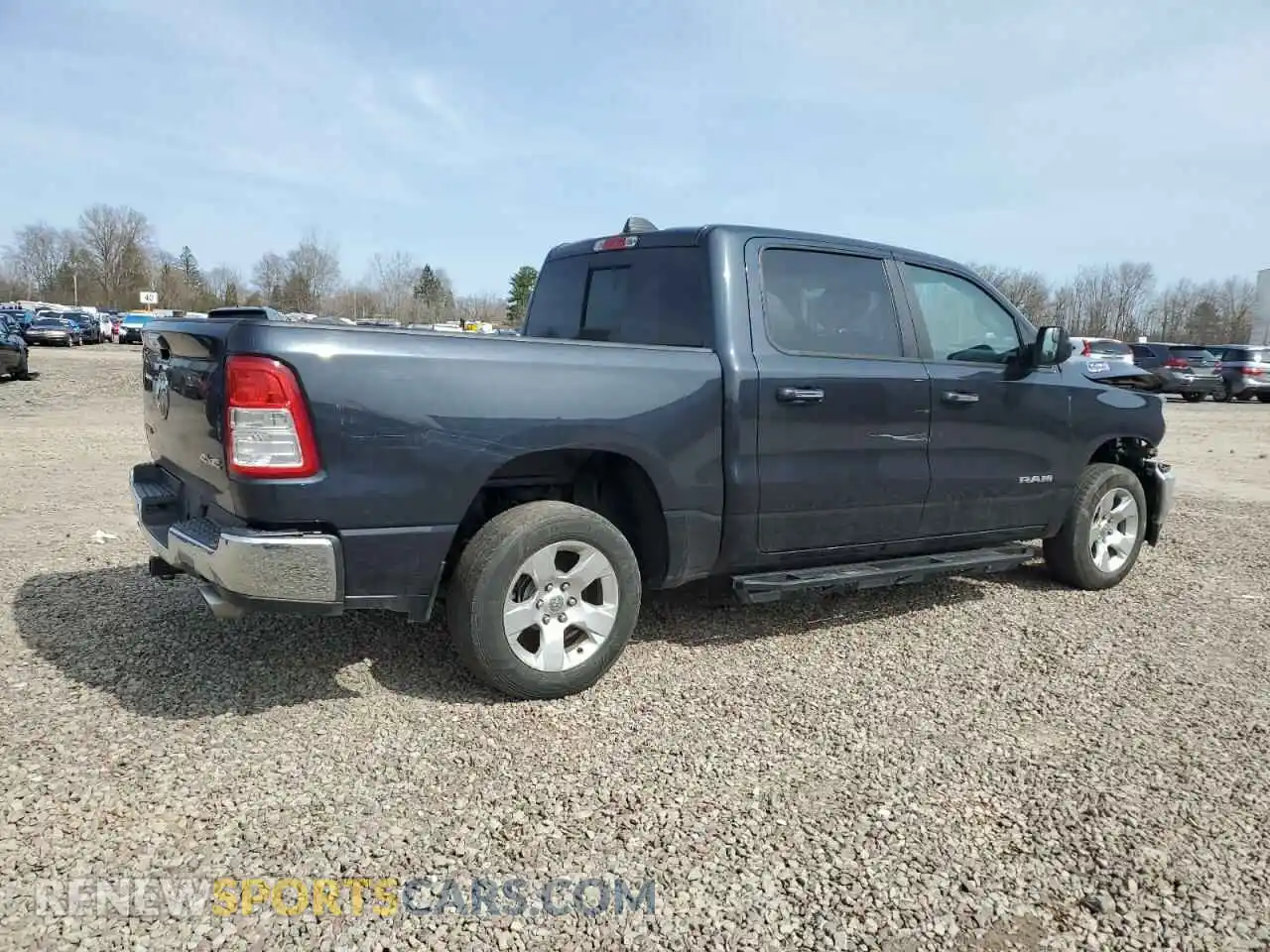 3 Photograph of a damaged car 1C6SRFFT1KN621098 RAM 1500 2019