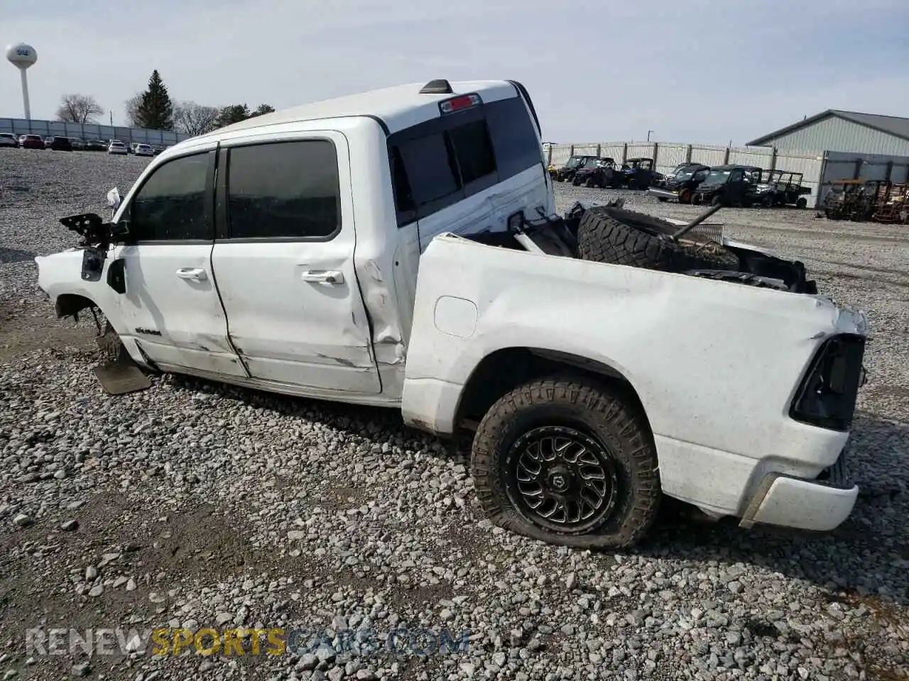 2 Photograph of a damaged car 1C6SRFFT1KN626592 RAM 1500 2019