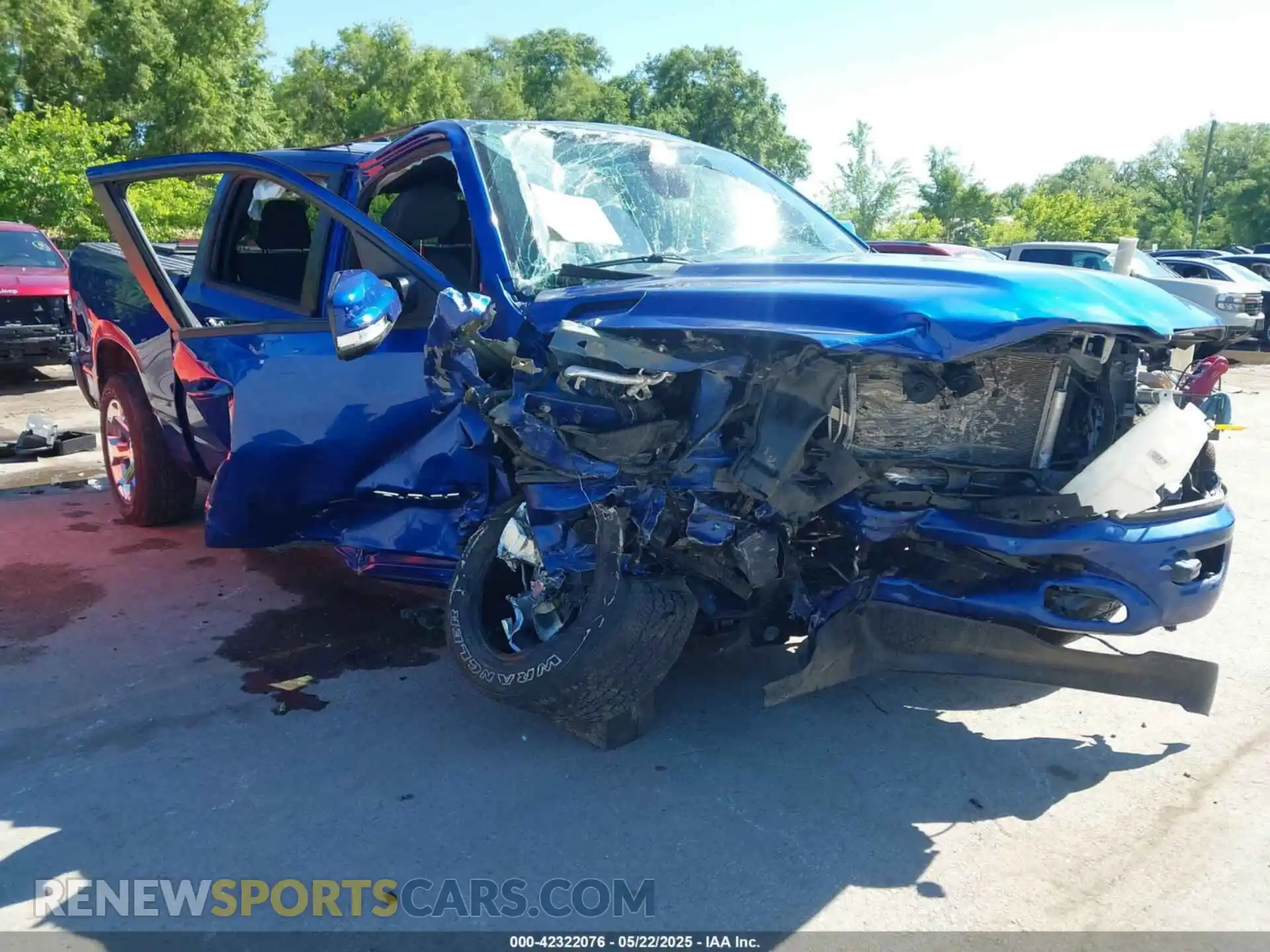 1 Photograph of a damaged car 1C6SRFFT1KN854026 RAM 1500 2019