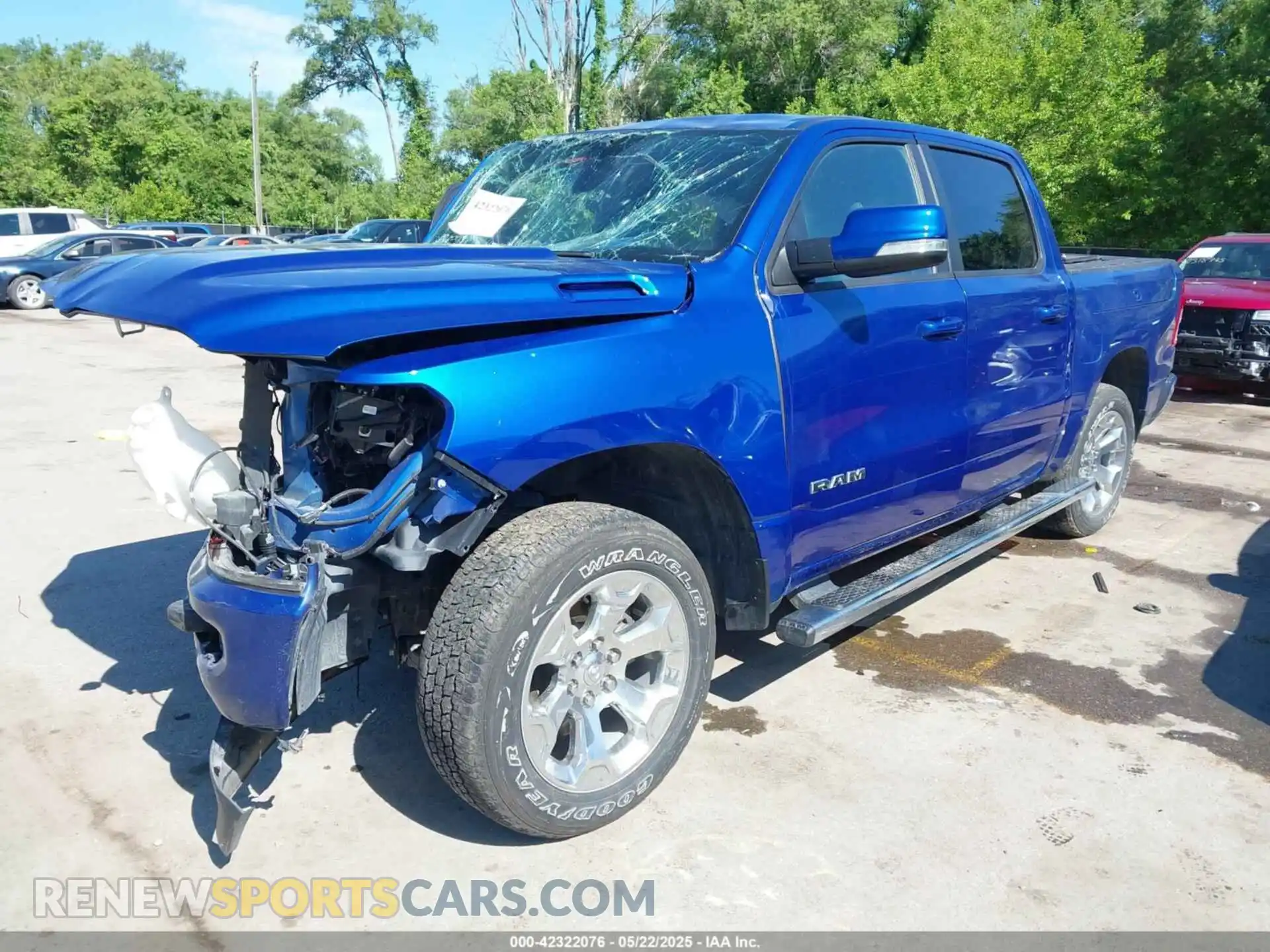 2 Photograph of a damaged car 1C6SRFFT1KN854026 RAM 1500 2019