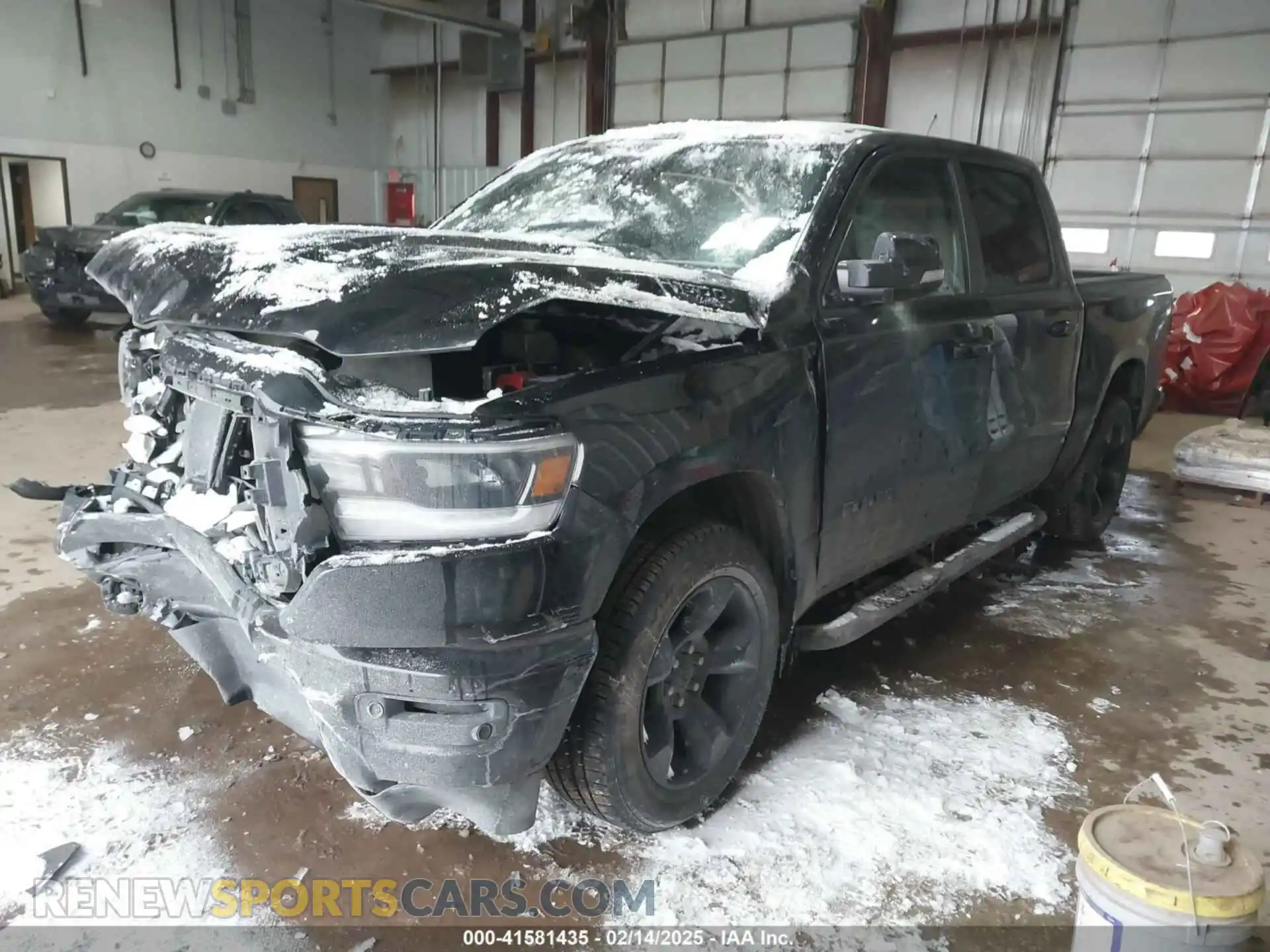 2 Photograph of a damaged car 1C6SRFFT2KN696845 RAM 1500 2019