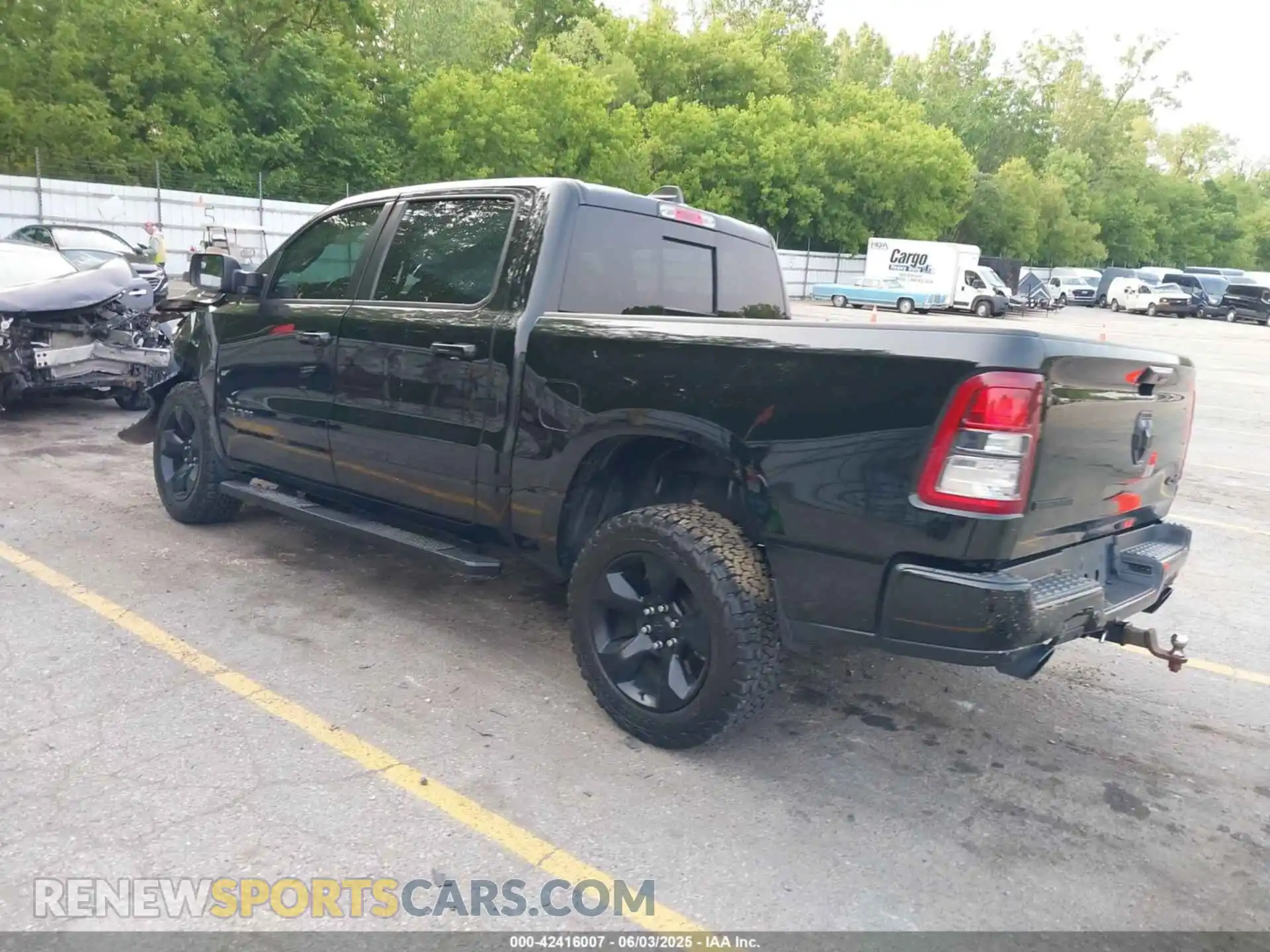 3 Photograph of a damaged car 1C6SRFFT2KN850258 RAM 1500 2019