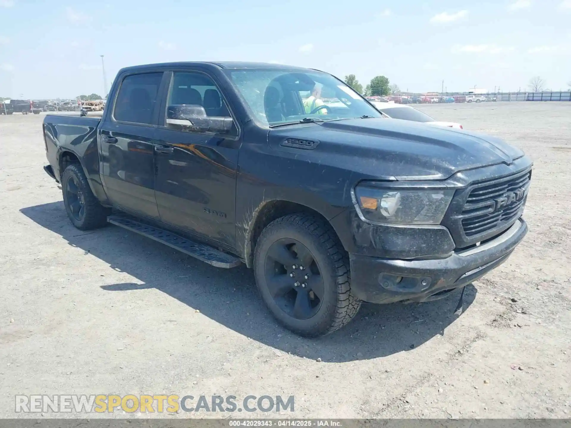 1 Photograph of a damaged car 1C6SRFFT3KN776283 RAM 1500 2019