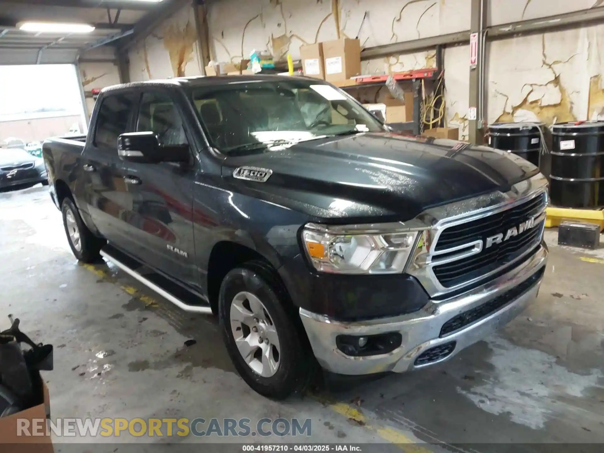 1 Photograph of a damaged car 1C6SRFFT3KN911178 RAM 1500 2019