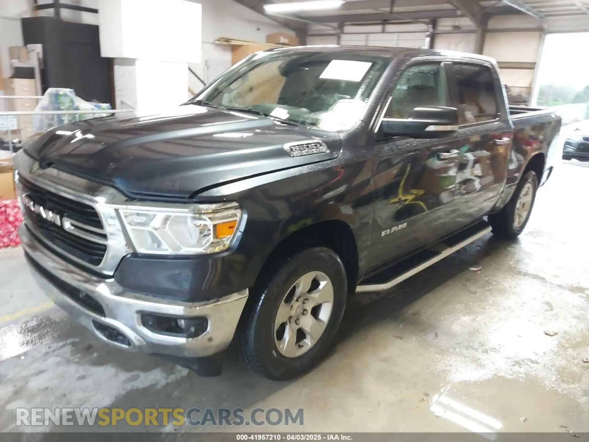 2 Photograph of a damaged car 1C6SRFFT3KN911178 RAM 1500 2019
