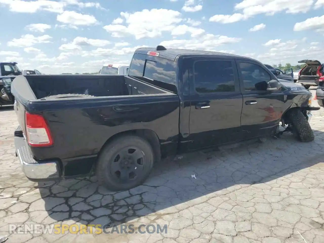 3 Photograph of a damaged car 1C6SRFFT4KN553413 RAM 1500 2019