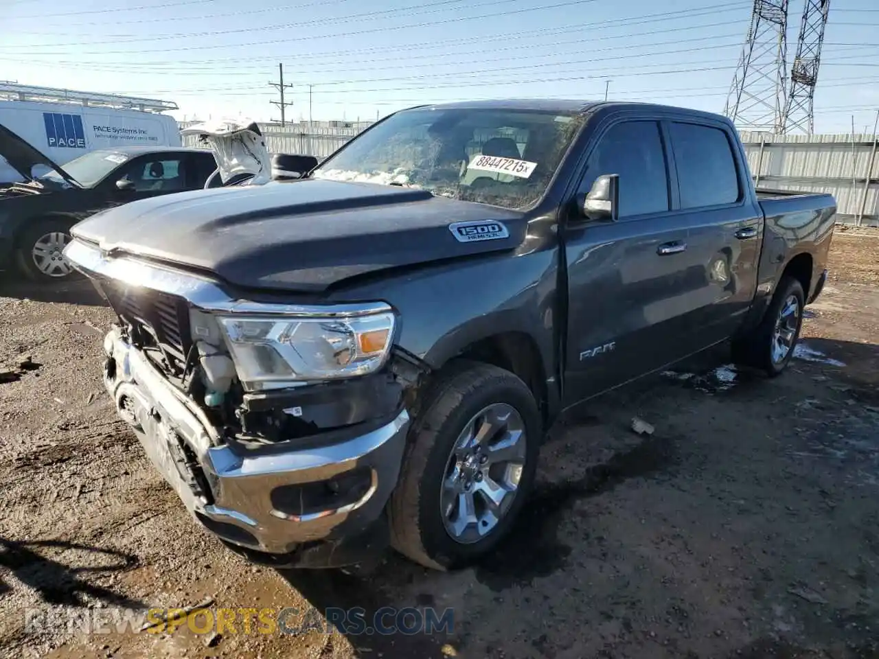 1 fotografías del automóvil dañado 1C6SRFFT4KN573693 RAM 1500 2019
