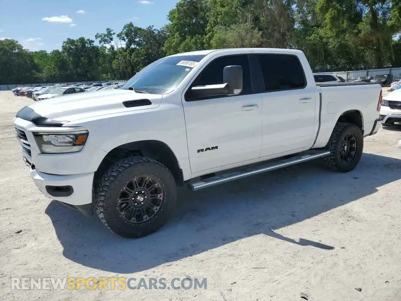 1 Photograph of a damaged car 1C6SRFFT4KN598755 RAM 1500 2019