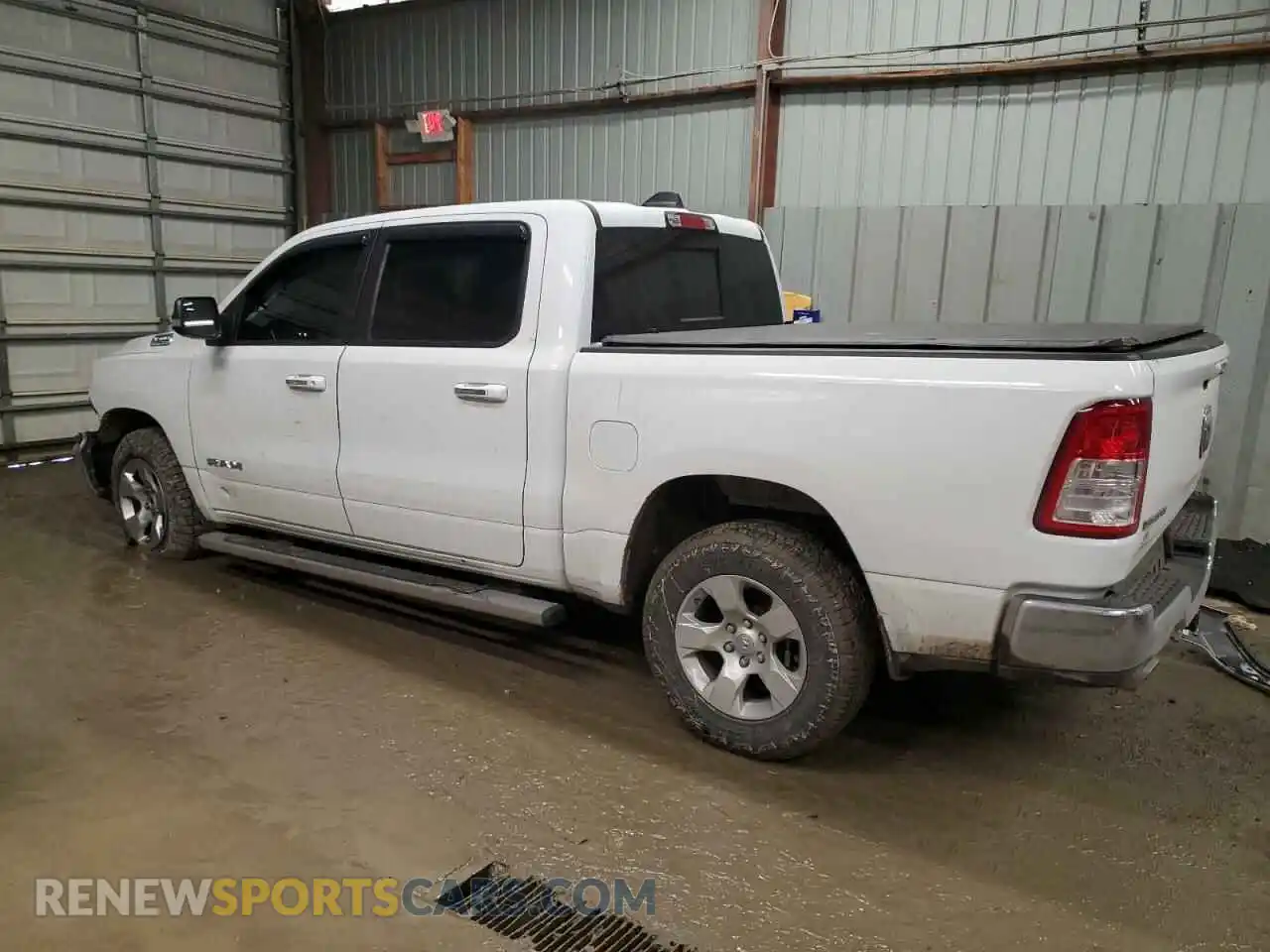 2 Photograph of a damaged car 1C6SRFFT4KN697690 RAM 1500 2019