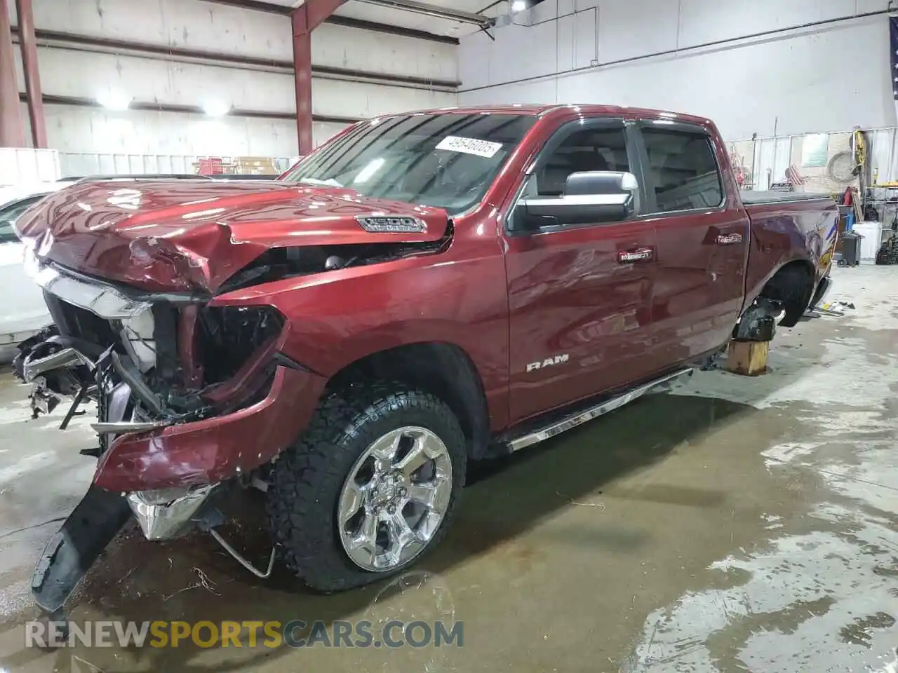 1 Photograph of a damaged car 1C6SRFFT4KN788197 RAM 1500 2019