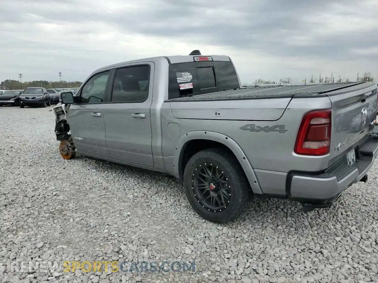 2 Photograph of a damaged car 1C6SRFFT4KN819318 RAM 1500 2019
