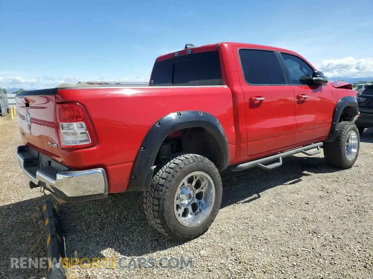 3 Photograph of a damaged car 1C6SRFFT4KN842212 RAM 1500 2019