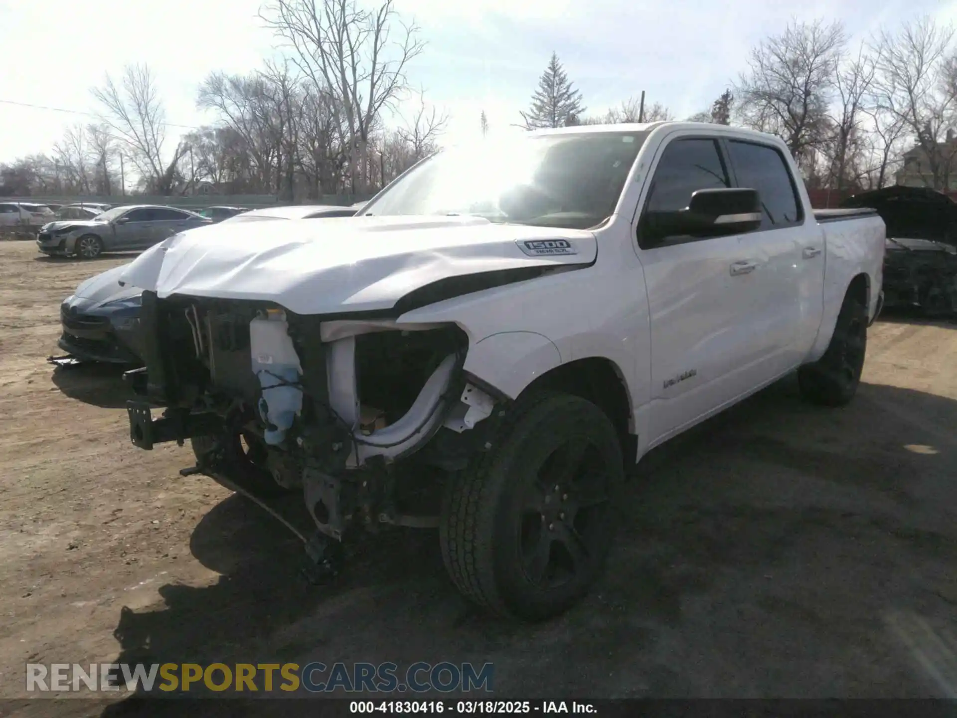 2 fotografías del automóvil dañado 1C6SRFFT4KN854618 RAM 1500 2019