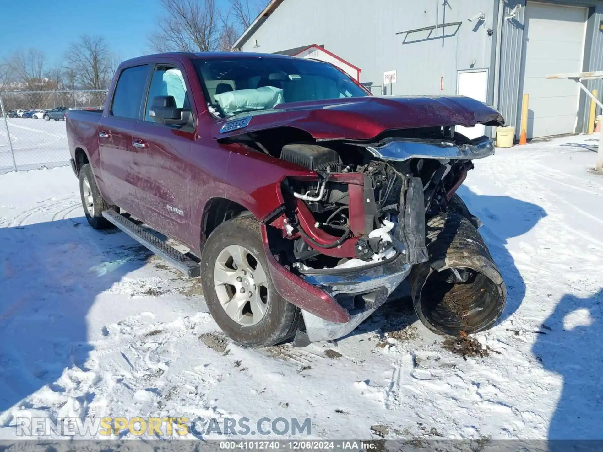 1 fotografías del automóvil dañado 1C6SRFFT5KN755709 RAM 1500 2019