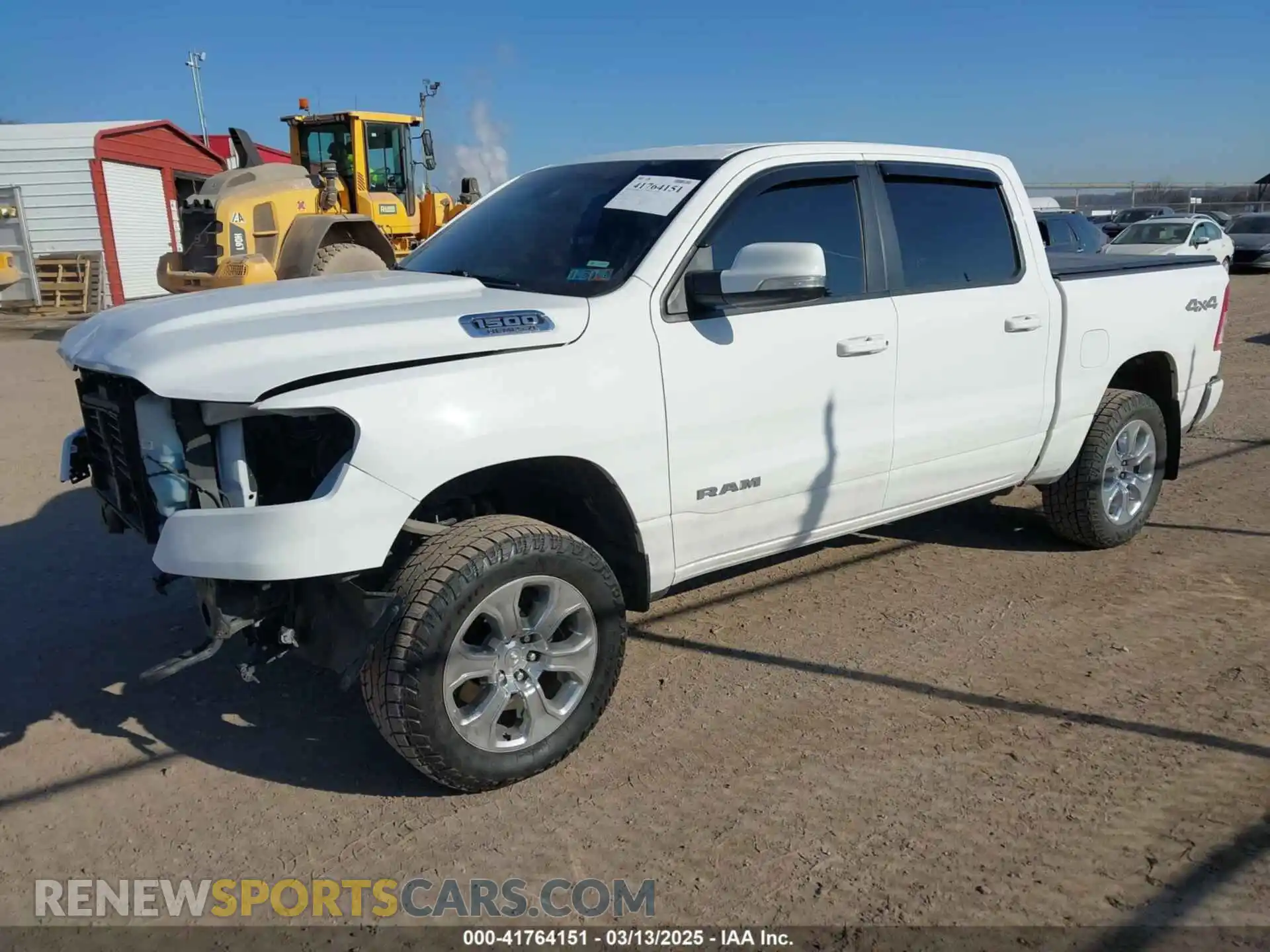 2 Photograph of a damaged car 1C6SRFFT5KN766371 RAM 1500 2019