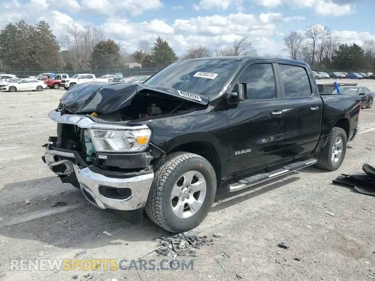 1 Фотография поврежденного автомобиля 1C6SRFFT5KN823779 RAM 1500 2019