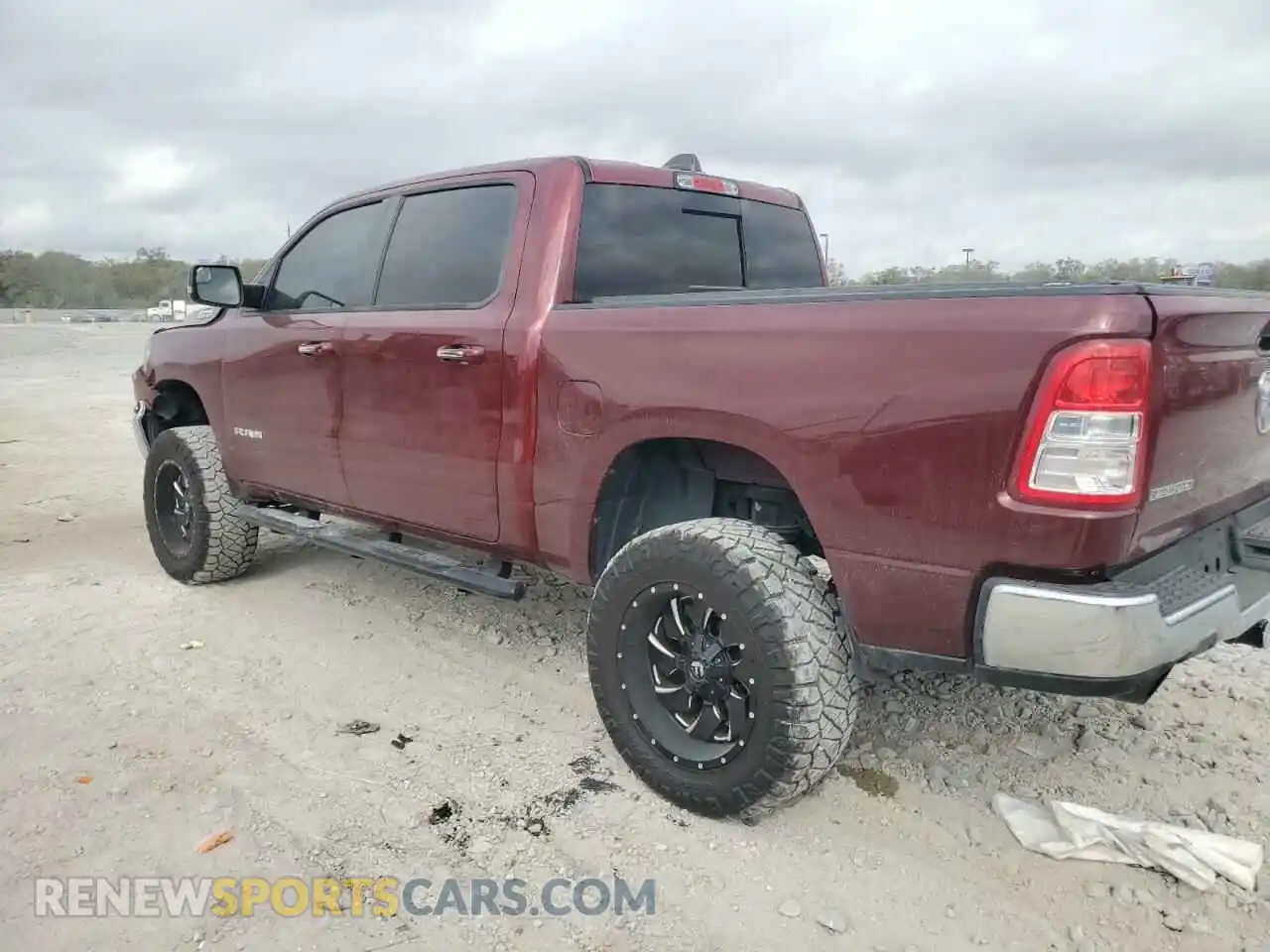 2 Photograph of a damaged car 1C6SRFFT5KN839738 RAM 1500 2019