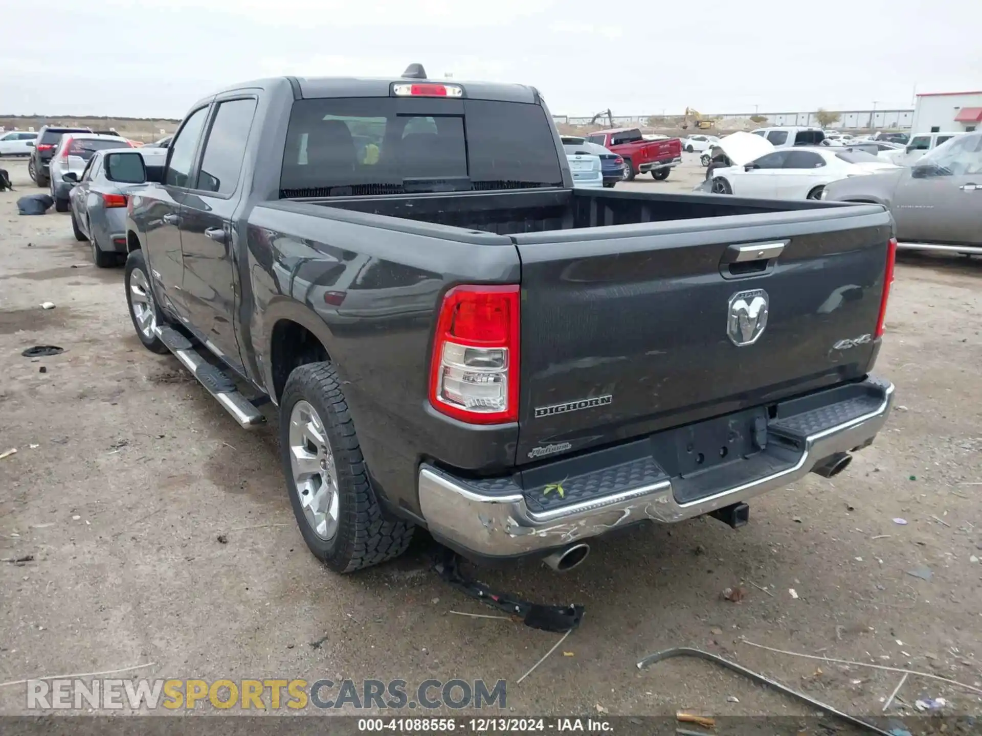 3 Photograph of a damaged car 1C6SRFFT6KN718104 RAM 1500 2019