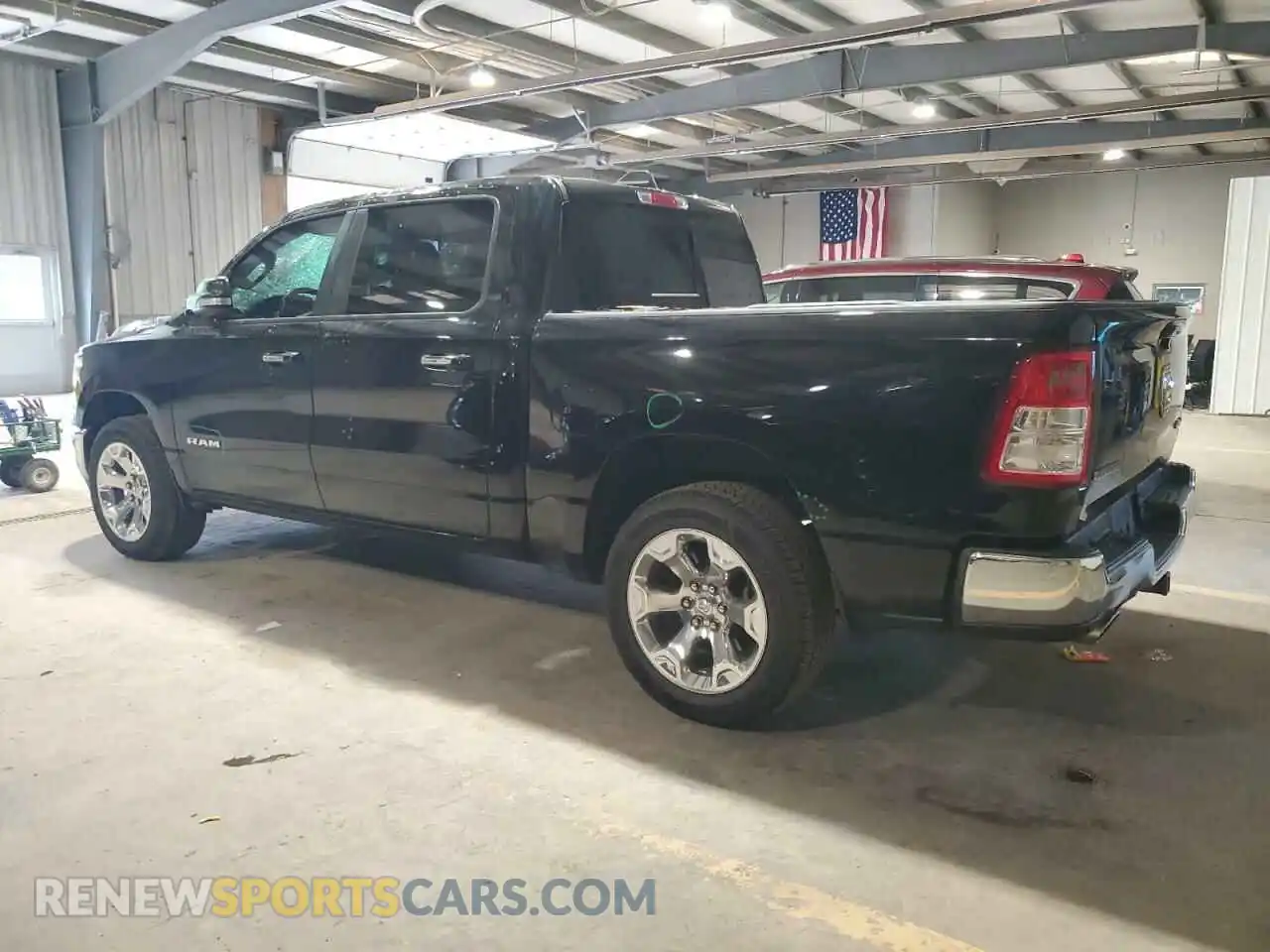 2 Photograph of a damaged car 1C6SRFFT6KN802438 RAM 1500 2019