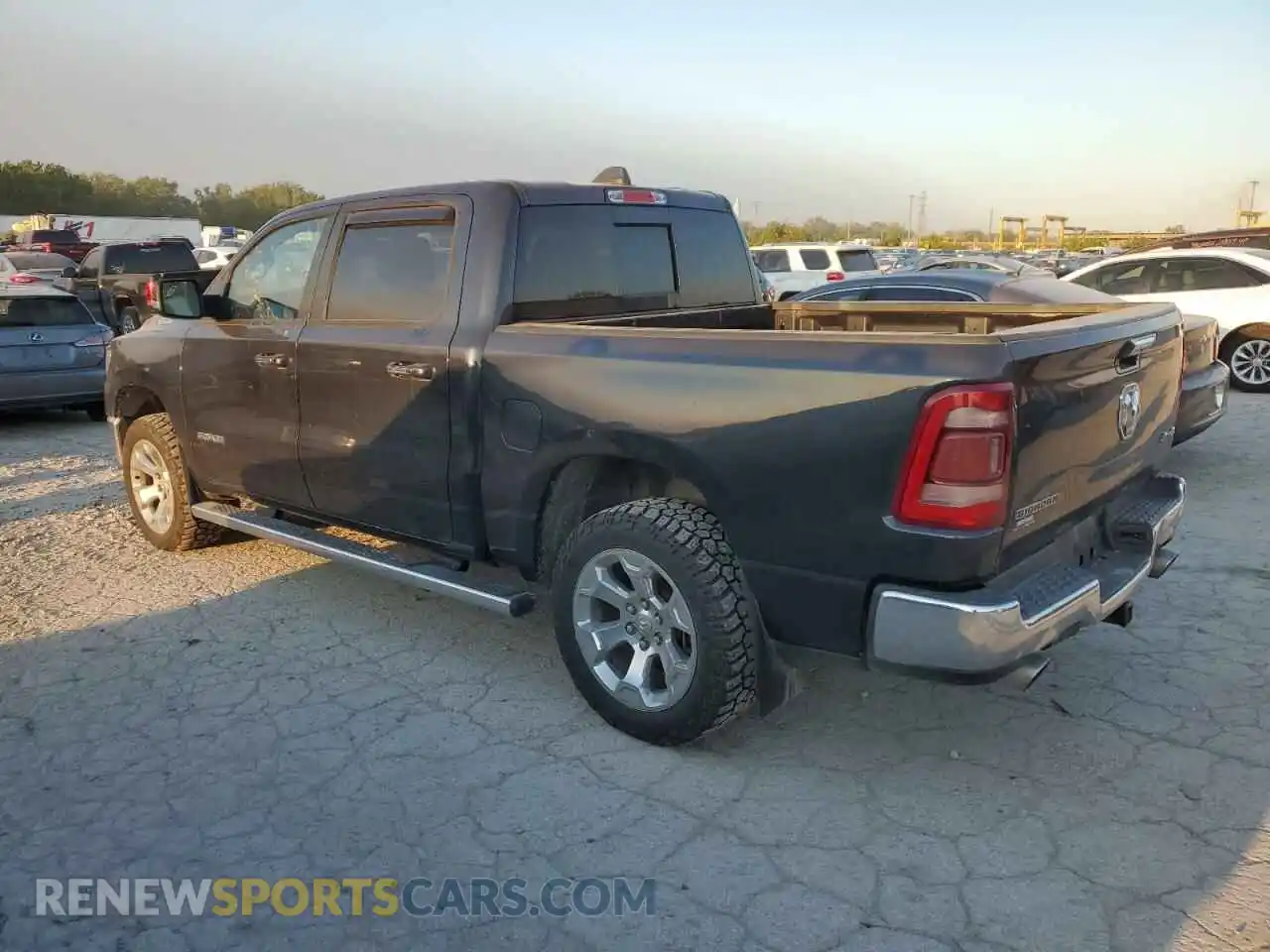 2 Photograph of a damaged car 1C6SRFFT7KN535777 RAM 1500 2019