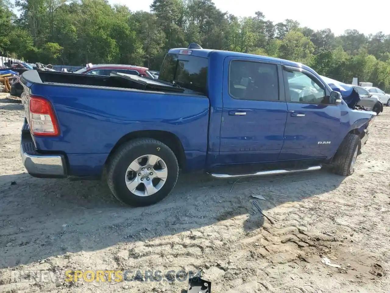 3 fotografías del automóvil dañado 1C6SRFFT7KN663257 RAM 1500 2019