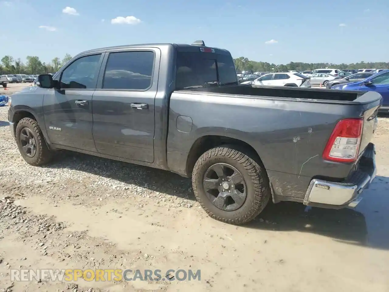2 Photograph of a damaged car 1C6SRFFT7KN668488 RAM 1500 2019