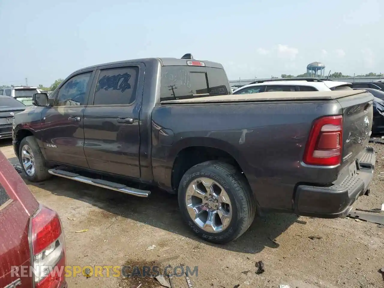 2 Photograph of a damaged car 1C6SRFFT7KN681502 RAM 1500 2019
