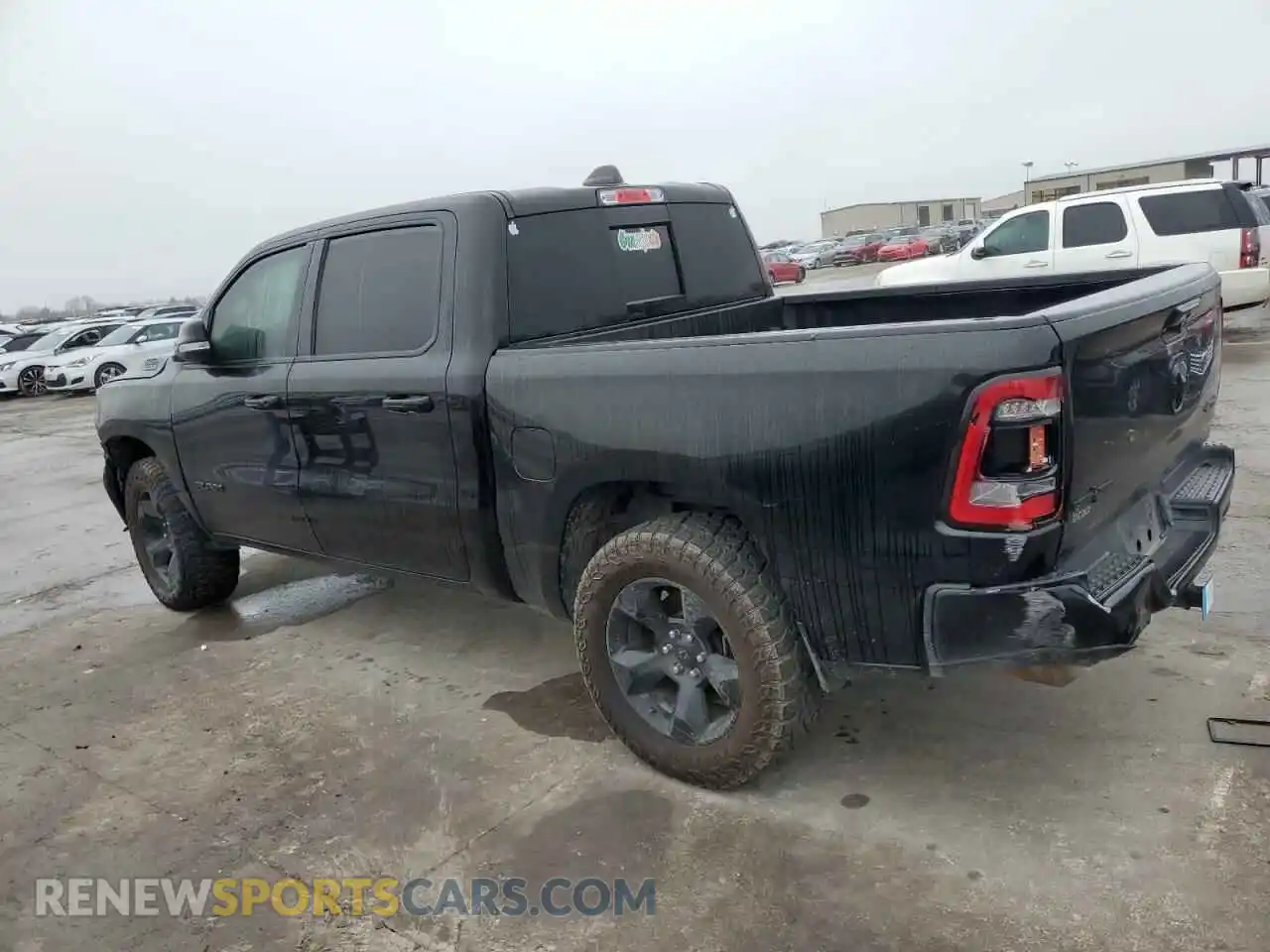 2 Photograph of a damaged car 1C6SRFFT8KN540180 RAM 1500 2019