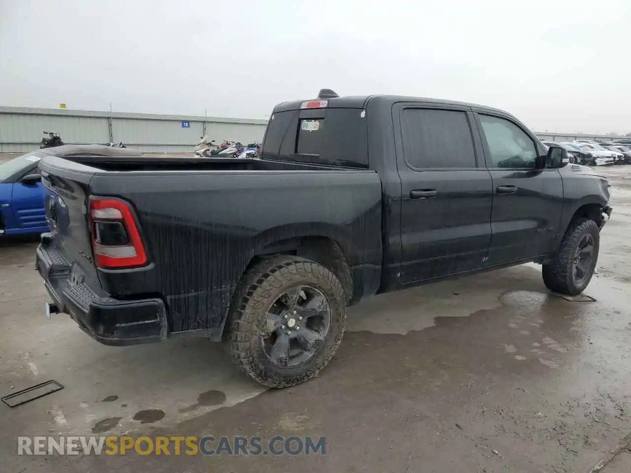 3 Photograph of a damaged car 1C6SRFFT8KN540180 RAM 1500 2019