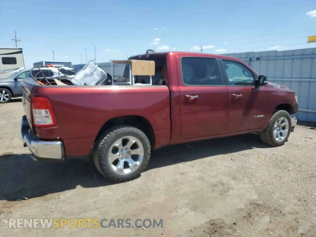 3 Photograph of a damaged car 1C6SRFFT8KN660206 RAM 1500 2019