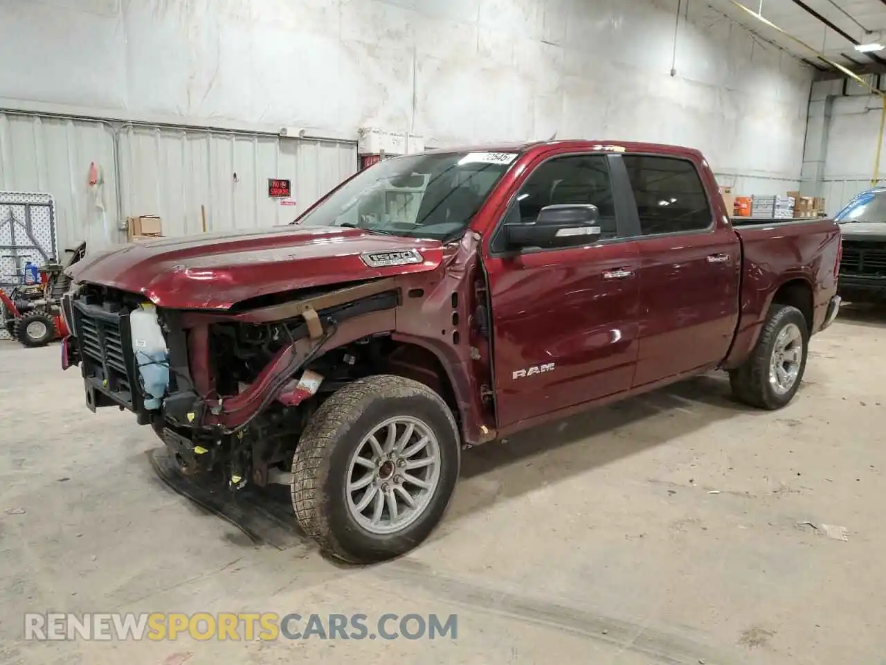 1 Photograph of a damaged car 1C6SRFFT8KN790860 RAM 1500 2019