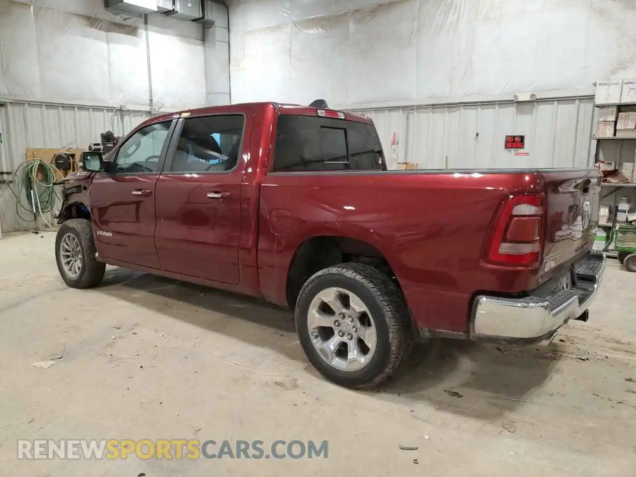 2 Photograph of a damaged car 1C6SRFFT8KN790860 RAM 1500 2019
