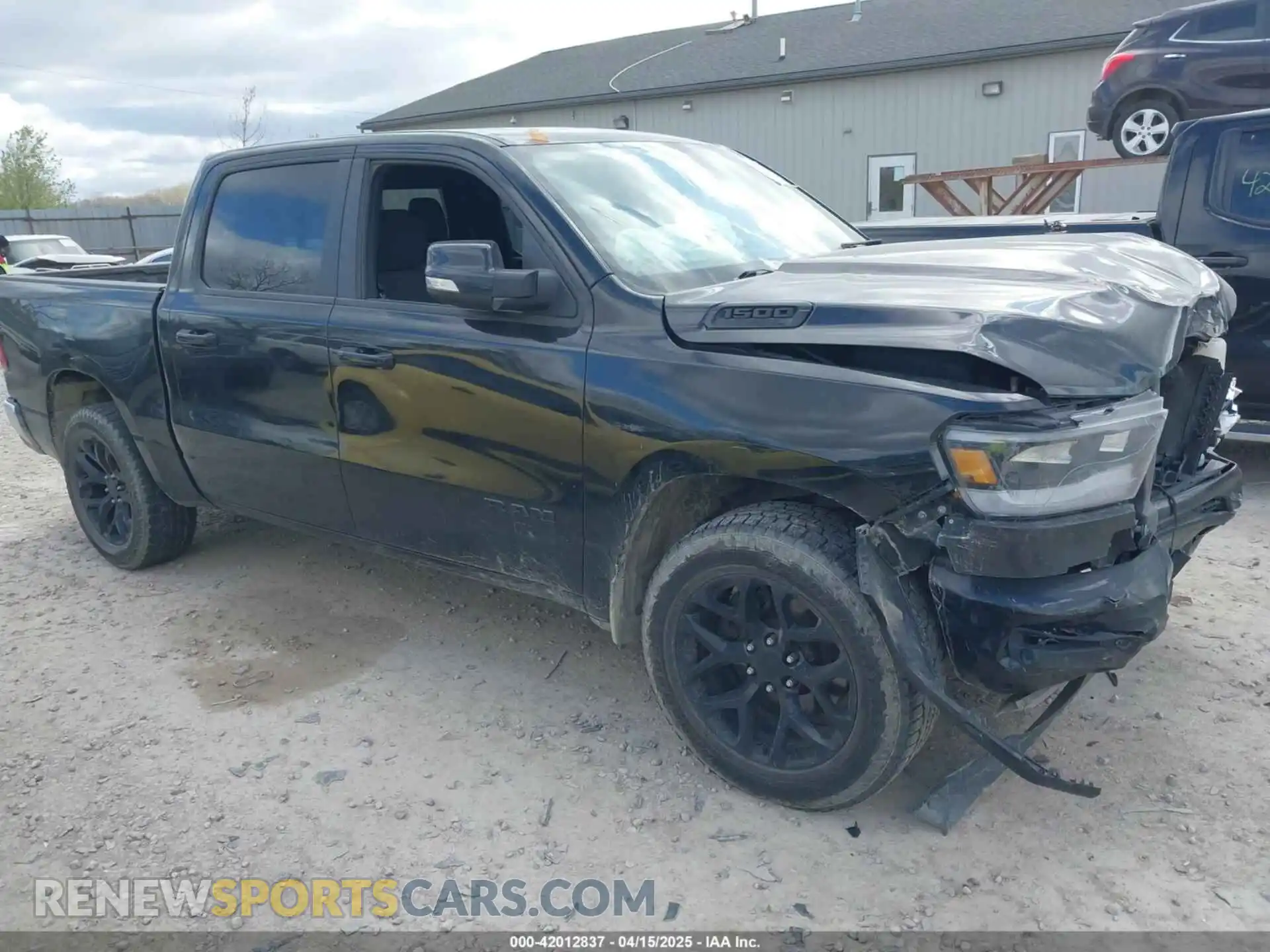 1 Photograph of a damaged car 1C6SRFFTXKN524482 RAM 1500 2019