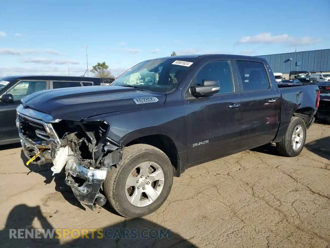 1 Photograph of a damaged car 1C6SRFFTXKN532484 RAM 1500 2019