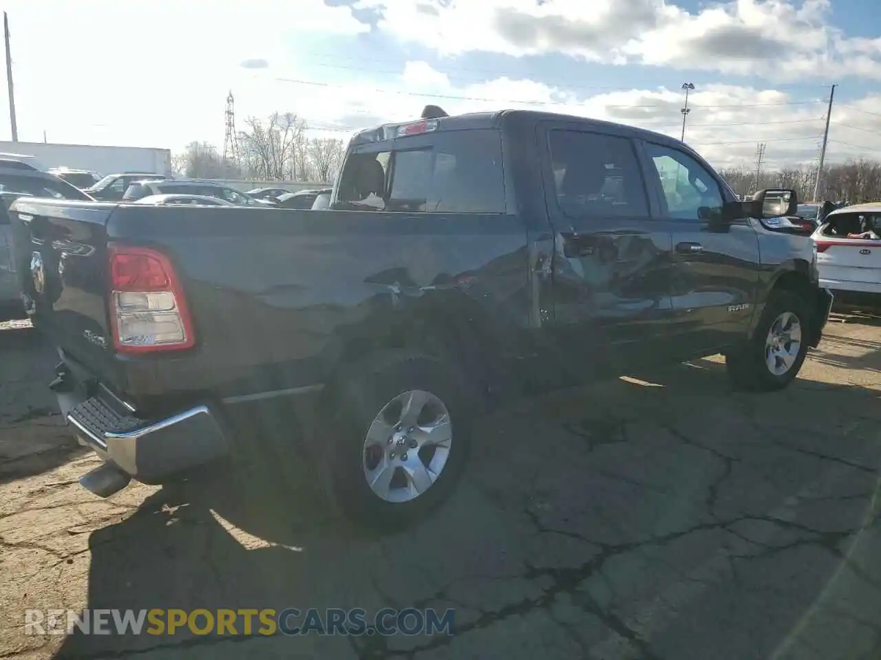 3 Photograph of a damaged car 1C6SRFFTXKN532484 RAM 1500 2019