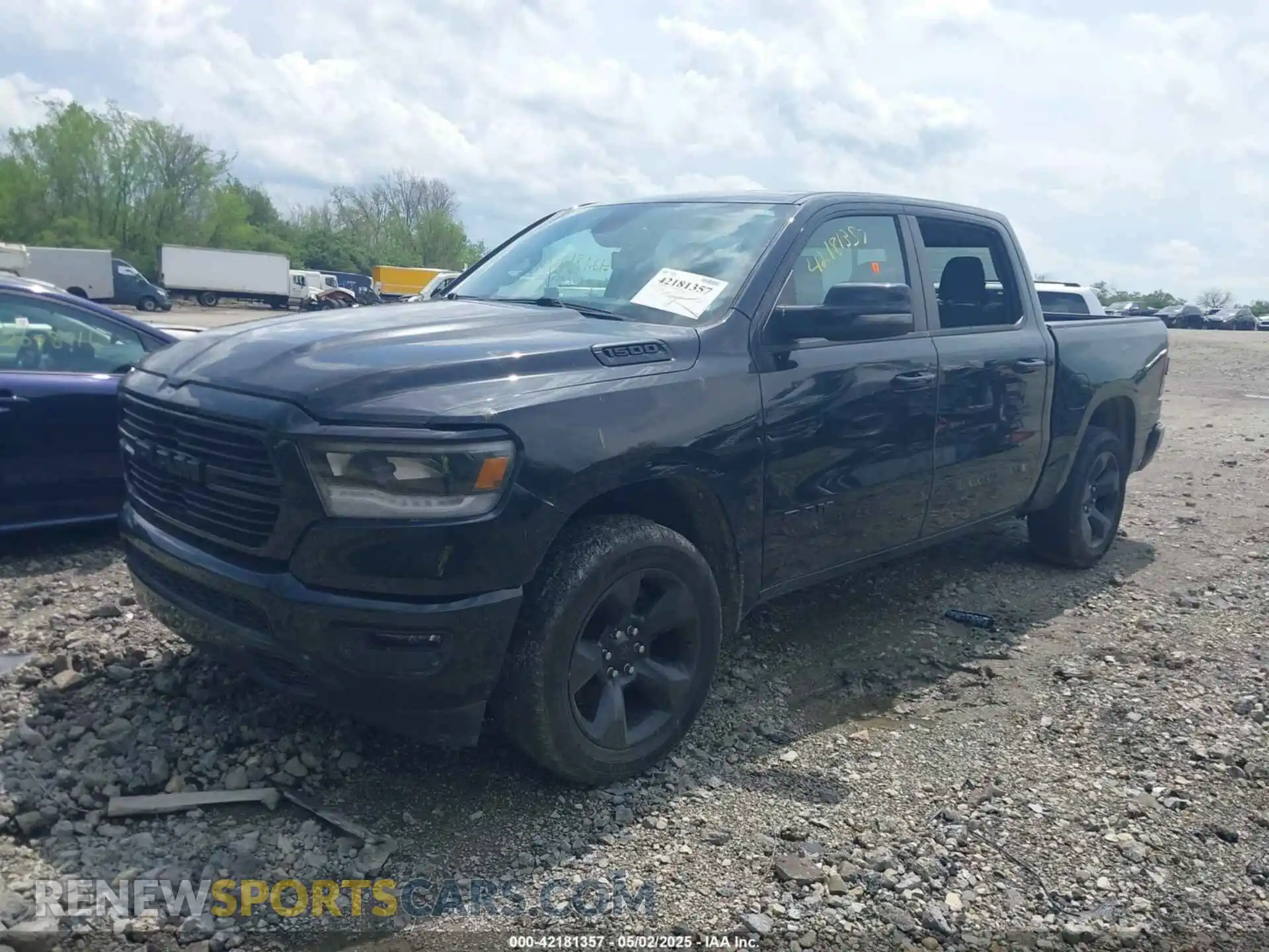 2 Photograph of a damaged car 1C6SRFFTXKN539189 RAM 1500 2019