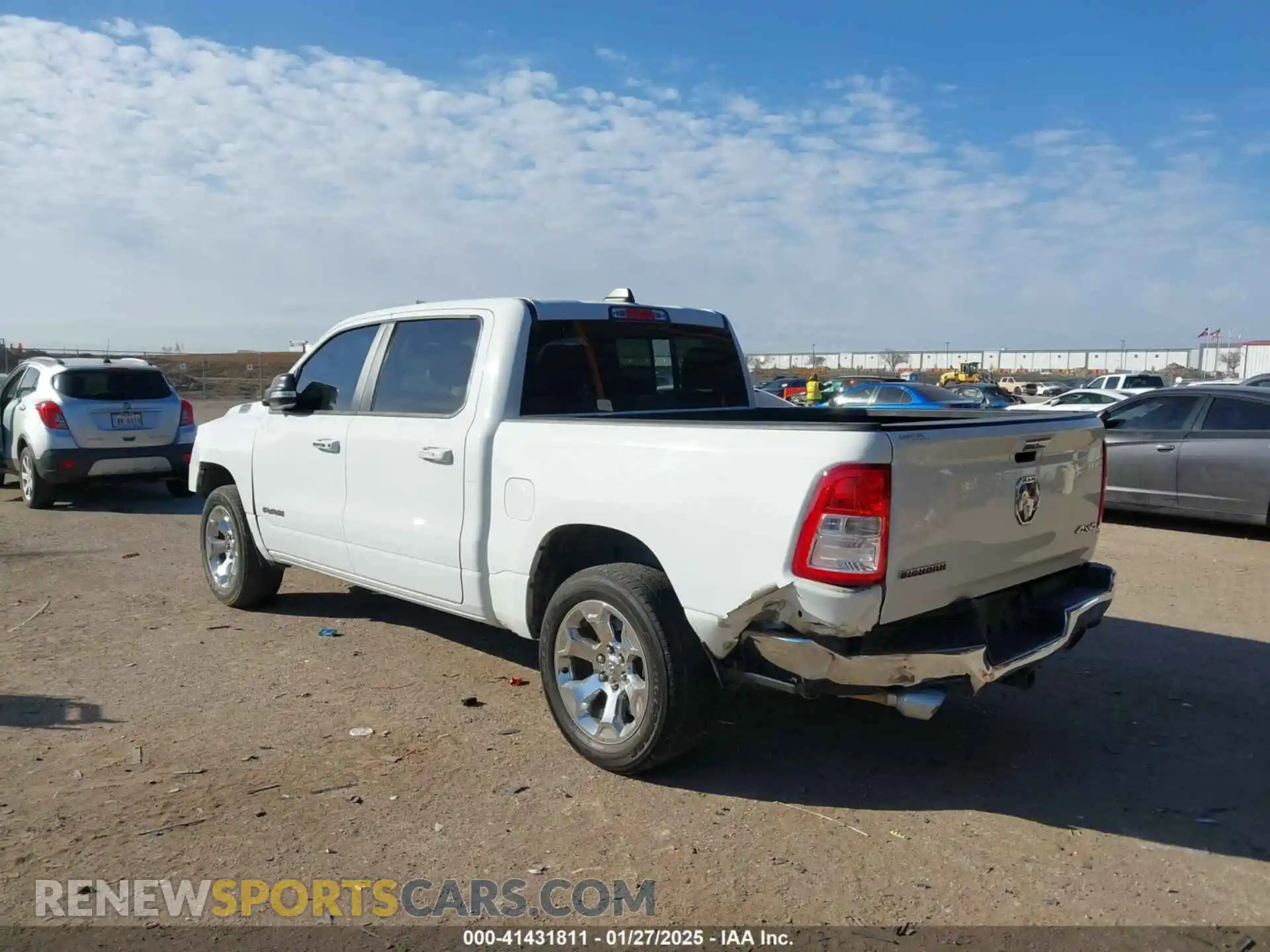 3 Photograph of a damaged car 1C6SRFFTXKN546790 RAM 1500 2019