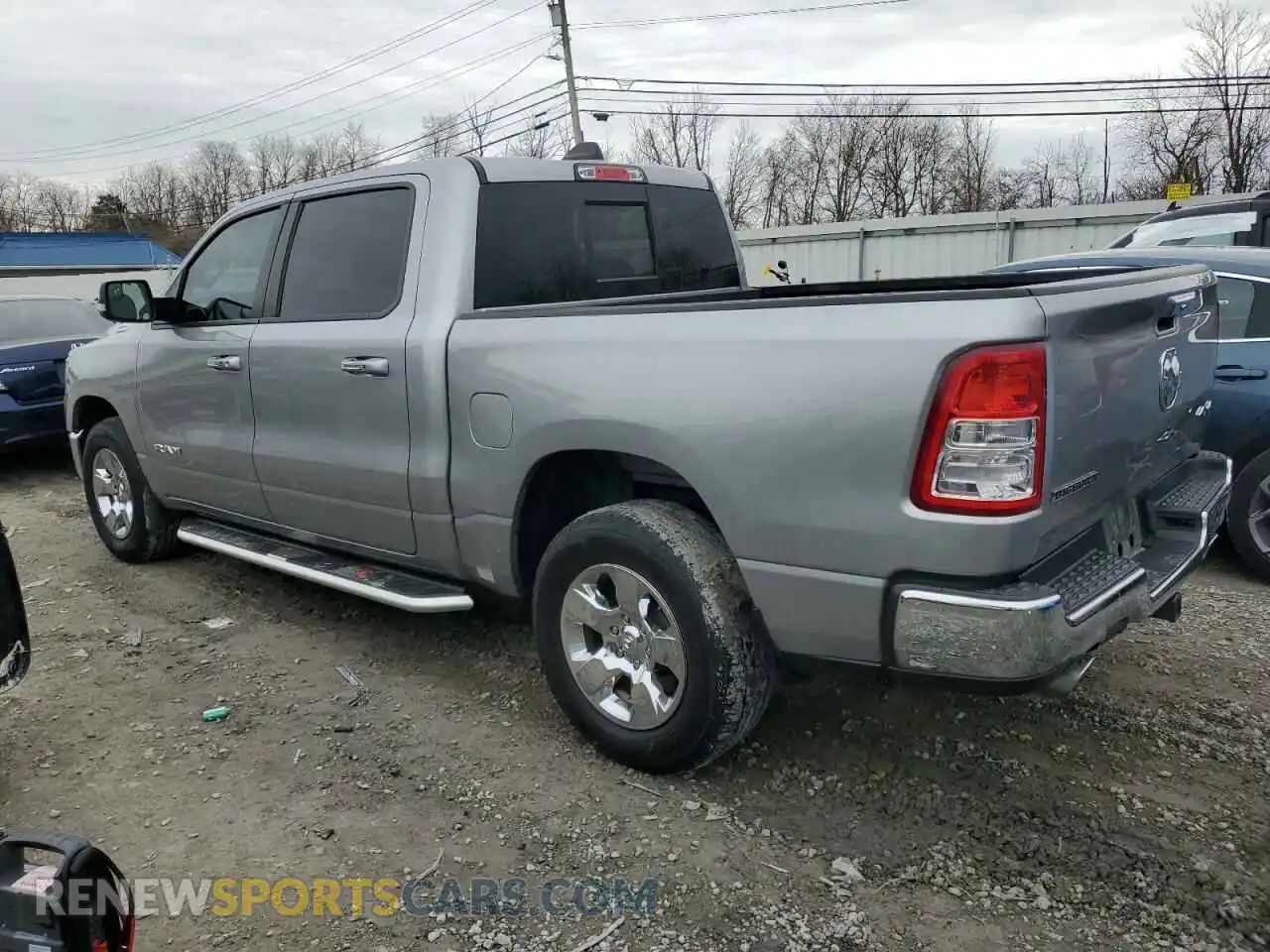 2 Photograph of a damaged car 1C6SRFFTXKN668081 RAM 1500 2019