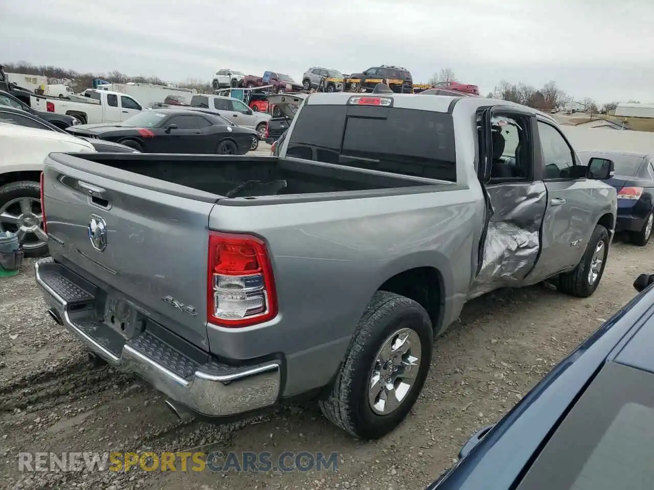 3 Photograph of a damaged car 1C6SRFFTXKN668081 RAM 1500 2019