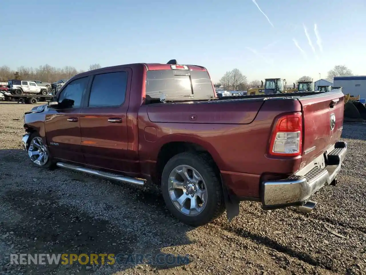 2 Photograph of a damaged car 1C6SRFFTXKN699198 RAM 1500 2019