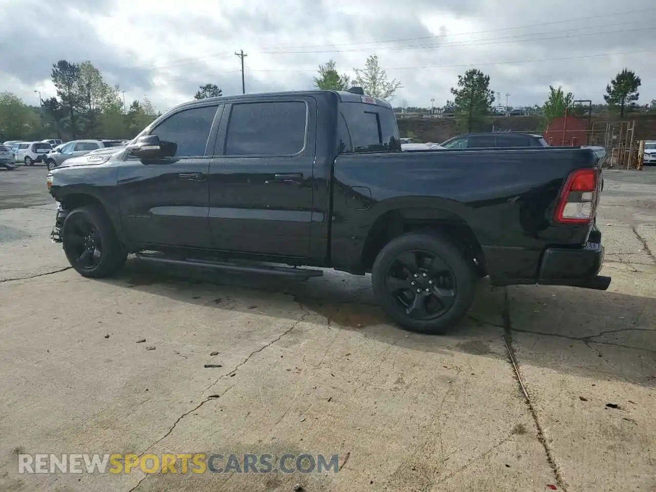 2 Photograph of a damaged car 1C6SRFFTXKN709454 RAM 1500 2019