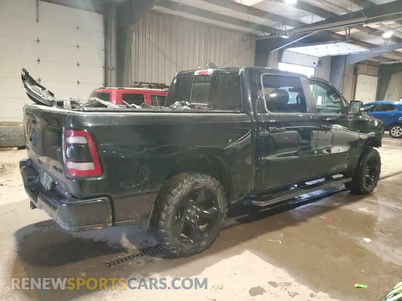 3 Photograph of a damaged car 1C6SRFFTXKN784333 RAM 1500 2019