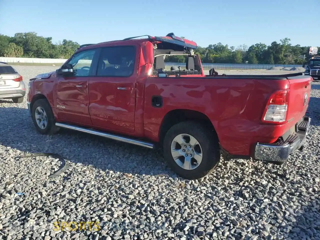2 Photograph of a damaged car 1C6SRFFTXKN854008 RAM 1500 2019